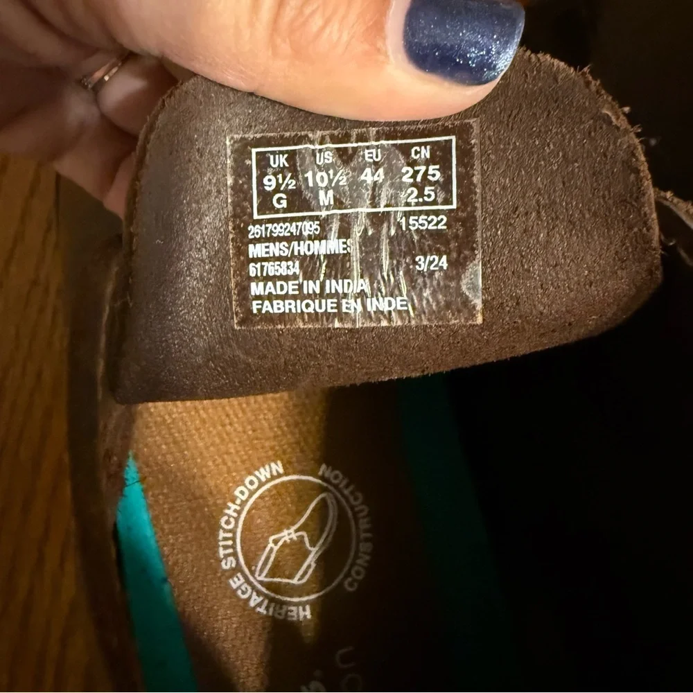 Clarks Men\'s Heritage Stitch Down Chukka Boots in Brown Sz 10.5 Leather Upper s-l400.jpg main image 2
